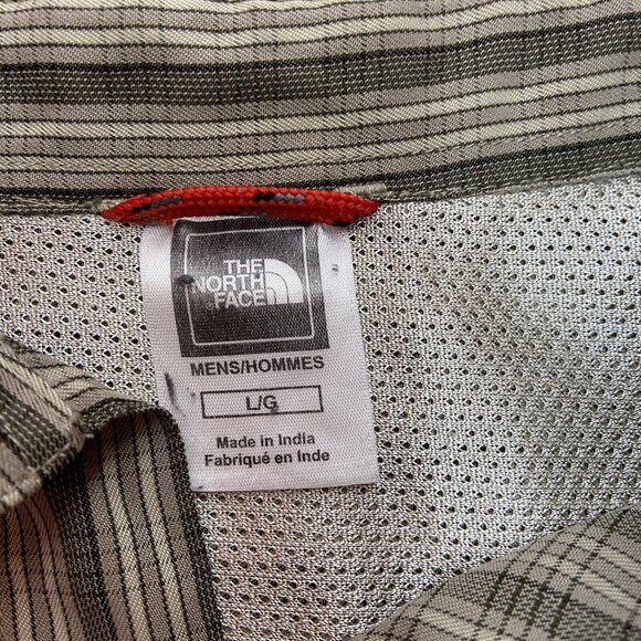 The North Face Brown Button Down Shirt Size Large - Picture 3 of 14